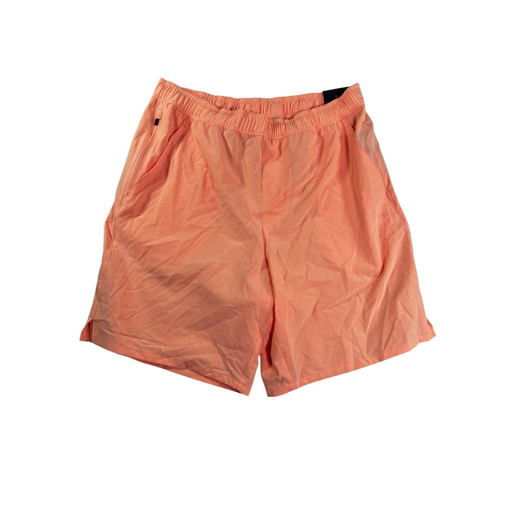DSG Mens 8 Inch Agility Short Peach Coral Athletic Fit Training Gym Shorts M